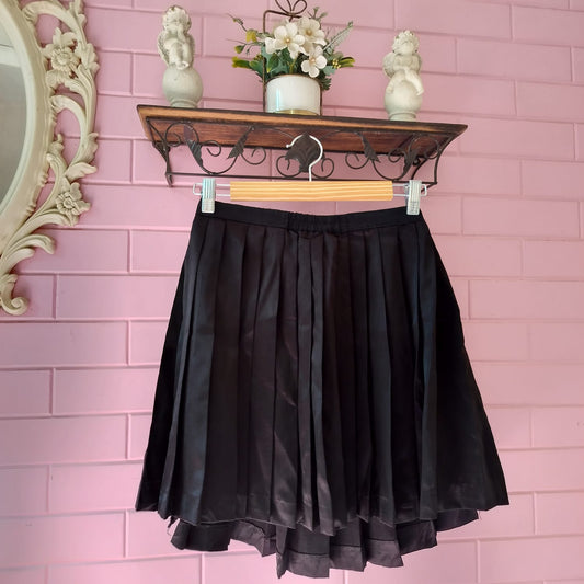 Black Pleated Skirt