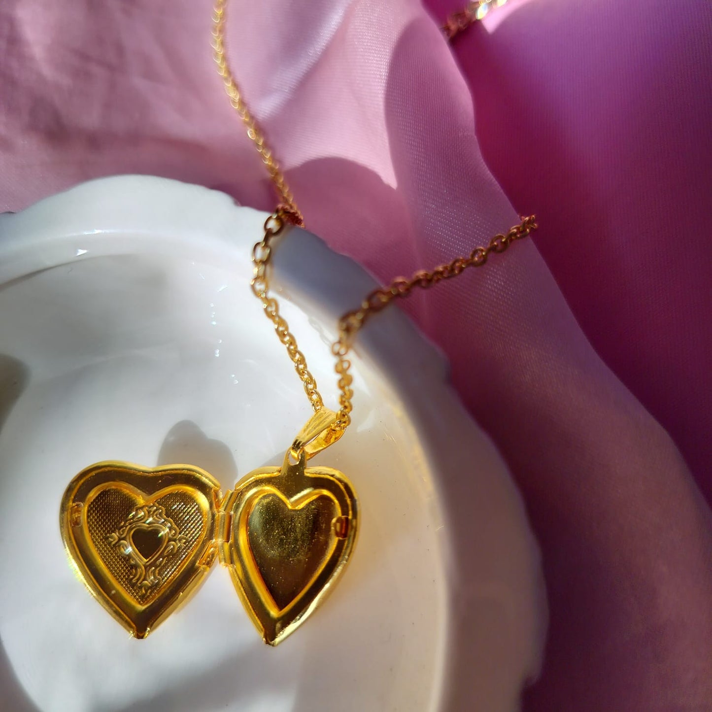 Vintage Locket Heart Necklace