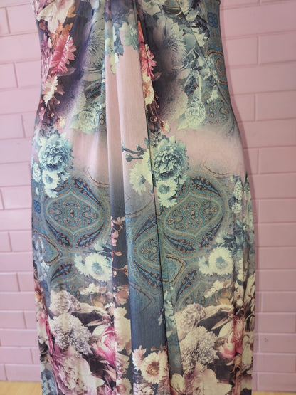 Vintage Floral Maxi Dress