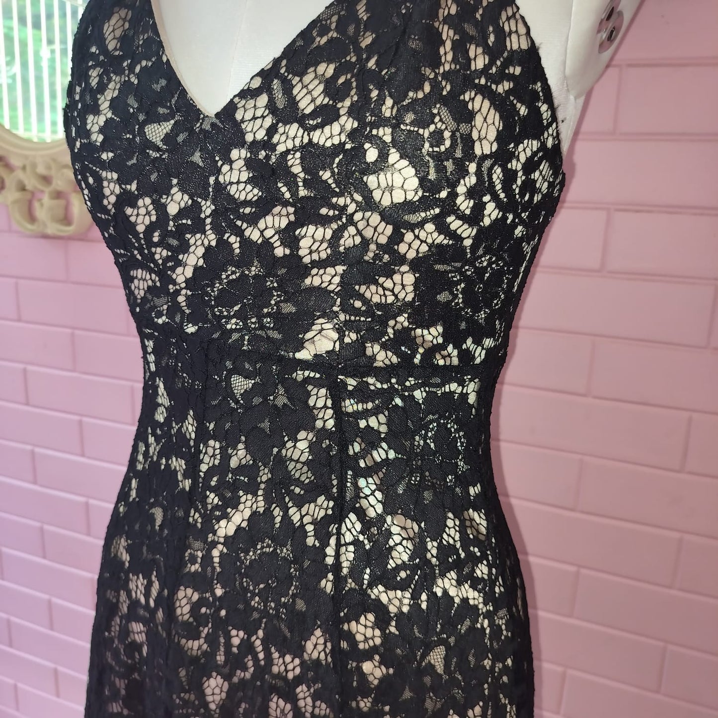 Gothic Black Lace Dress