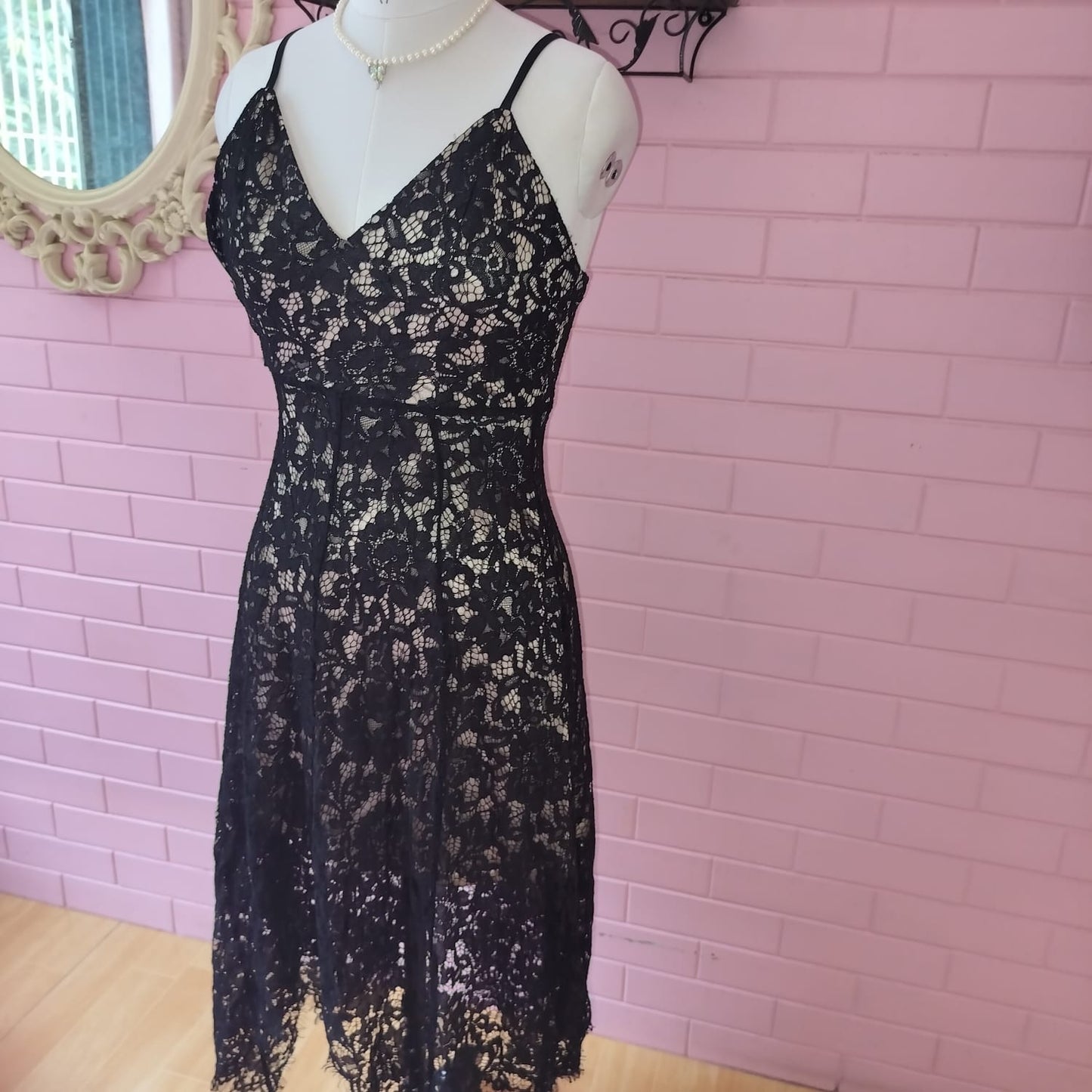 Gothic Black Lace Dress